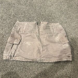 Zara Tan Cargo Skirt